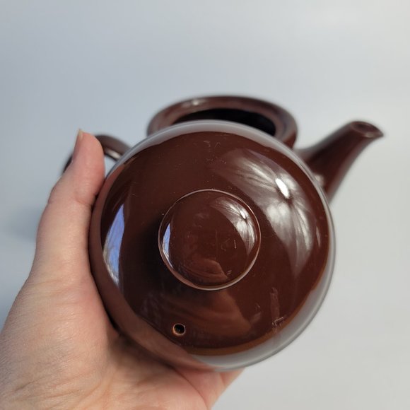 Vintage 1983 Rondo Brown Tea Pot and Lid Gail Styn Sutton - Picture 3 of 12